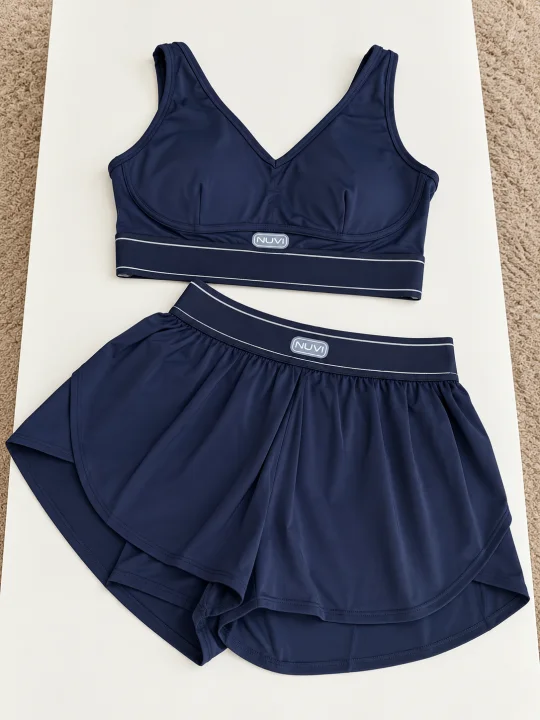Conjunto short duplo inspiração alô