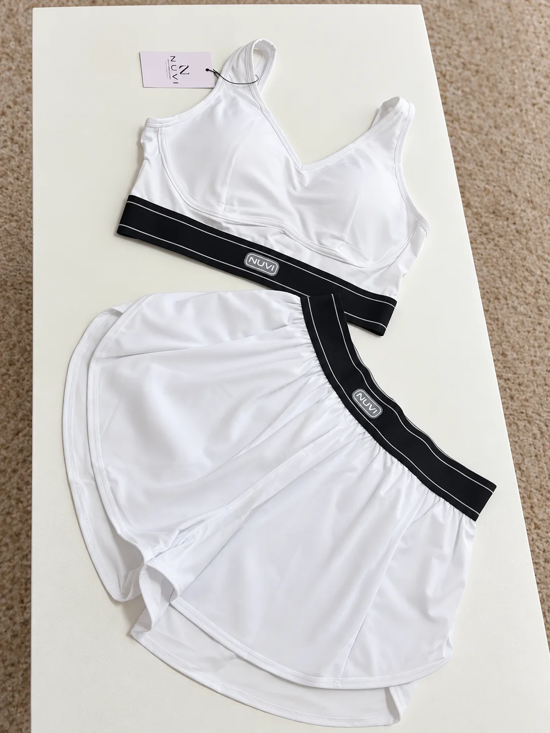 Conjunto short duplo + top Inspiração
