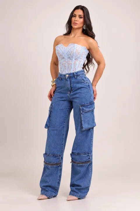 Calça cargo Alana